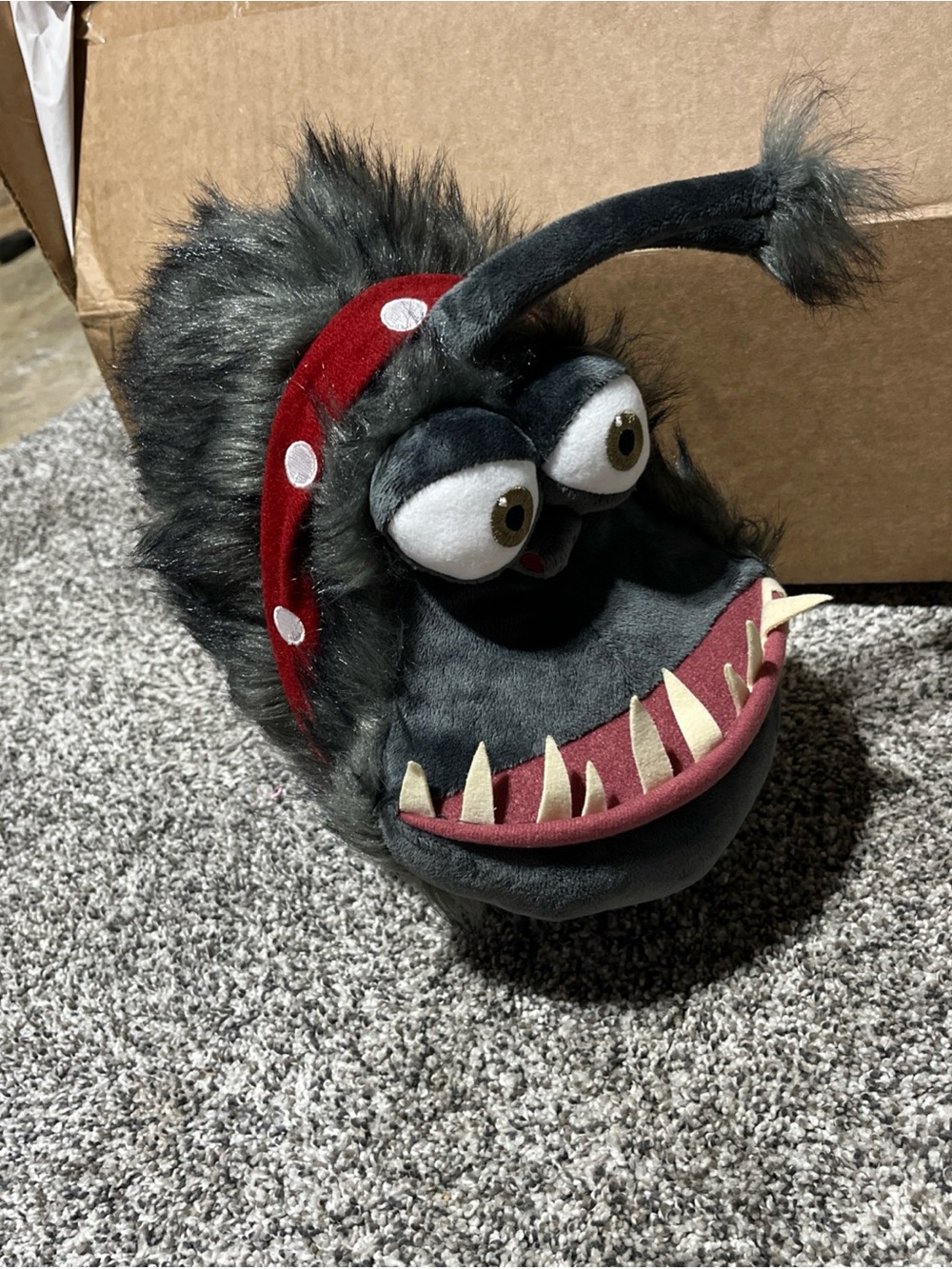 Despicable Me Kyle Grey Dog Plush Toy Stuffed Animal 14" Soft Doll